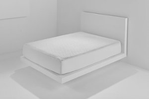 Bedgear - Moisture Wicking Mattress Protector- Twin XL - White - Front_Zoom