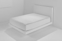 Bedgear - Moisture Wicking Mattress Protector- King - White - Front_Zoom