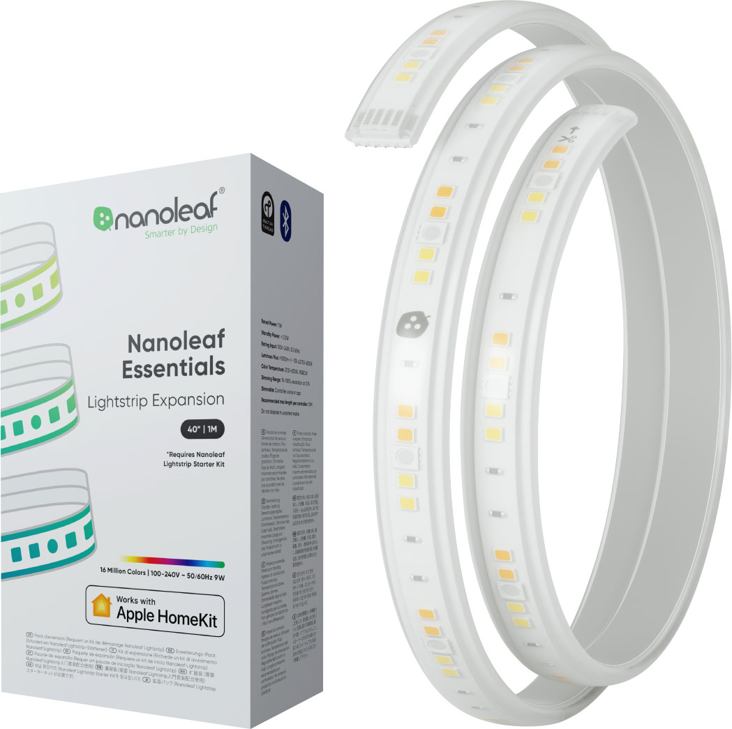 Top-Kundenbetreuung Nanoleaf Essentials Smart Best LED Colors | NL55-0001LS-1M 1M Lightstrip Buy White and 40\