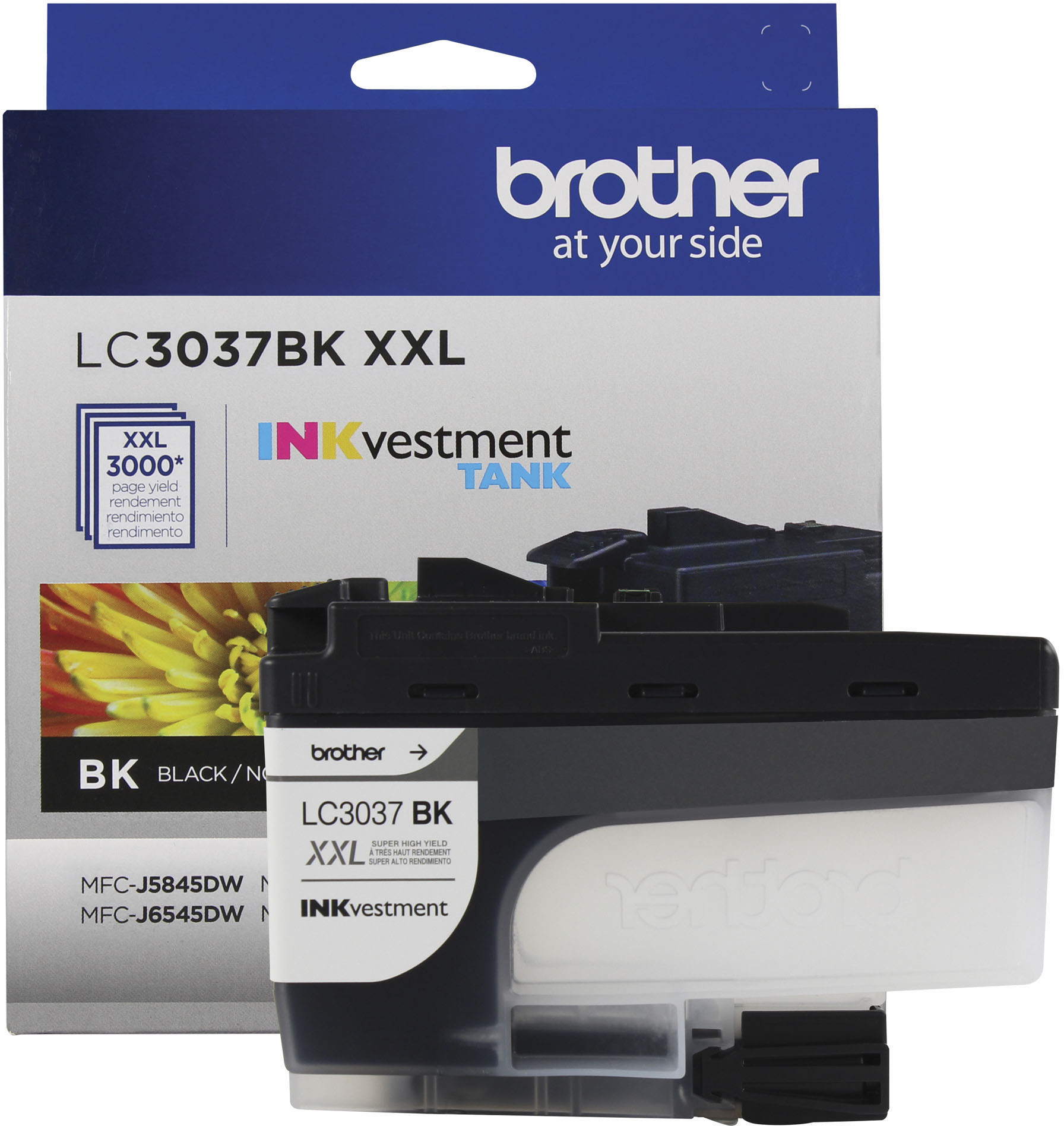 Brother - LC3037BK Super High-yield INKvestment Tank Ink Cartridge - Black