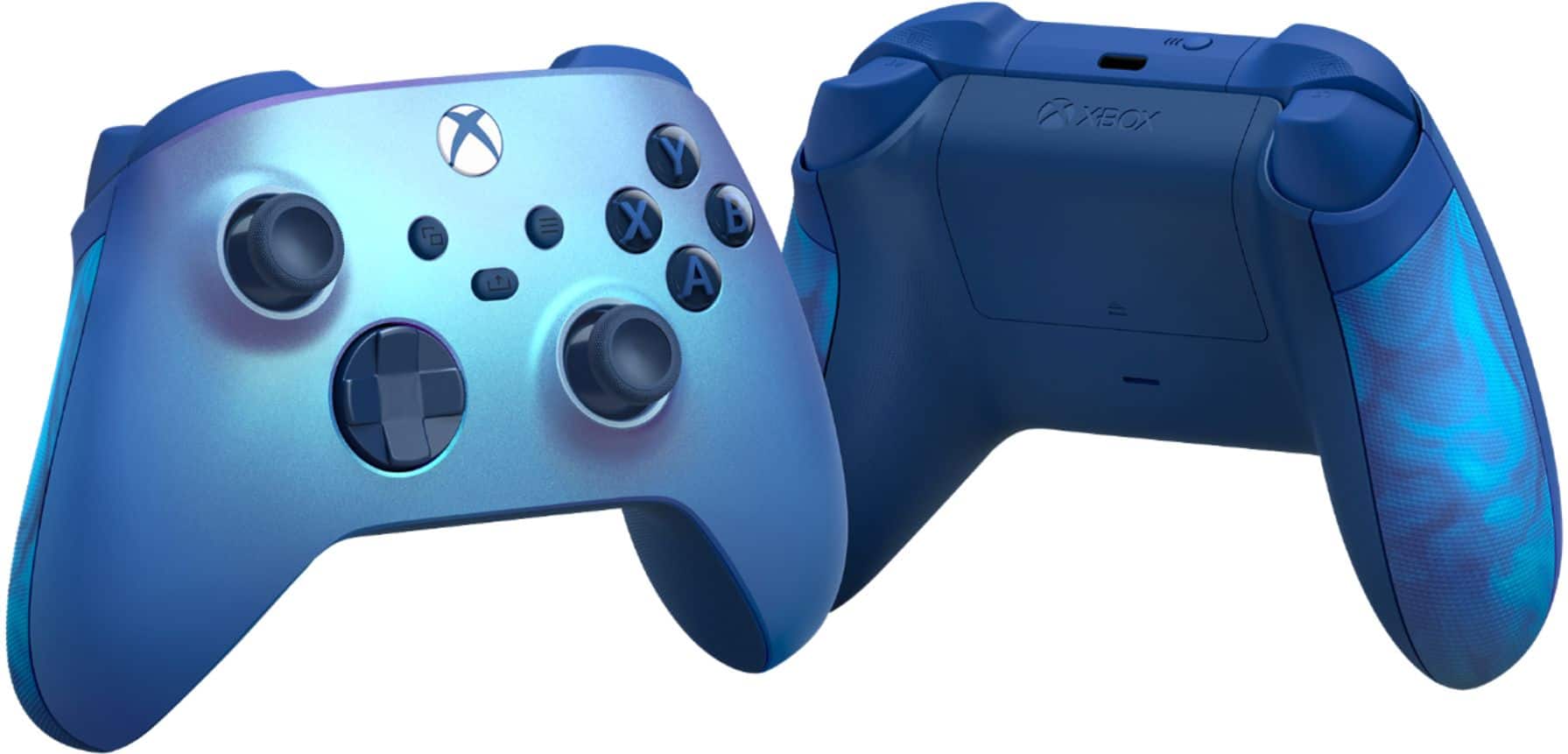 Alt View 13. Microsoft - Xbox Wireless Controller for Xbox Series X, Xbox Series S, Xbox One, Windows Devices - Aqua Shift Special Edition.