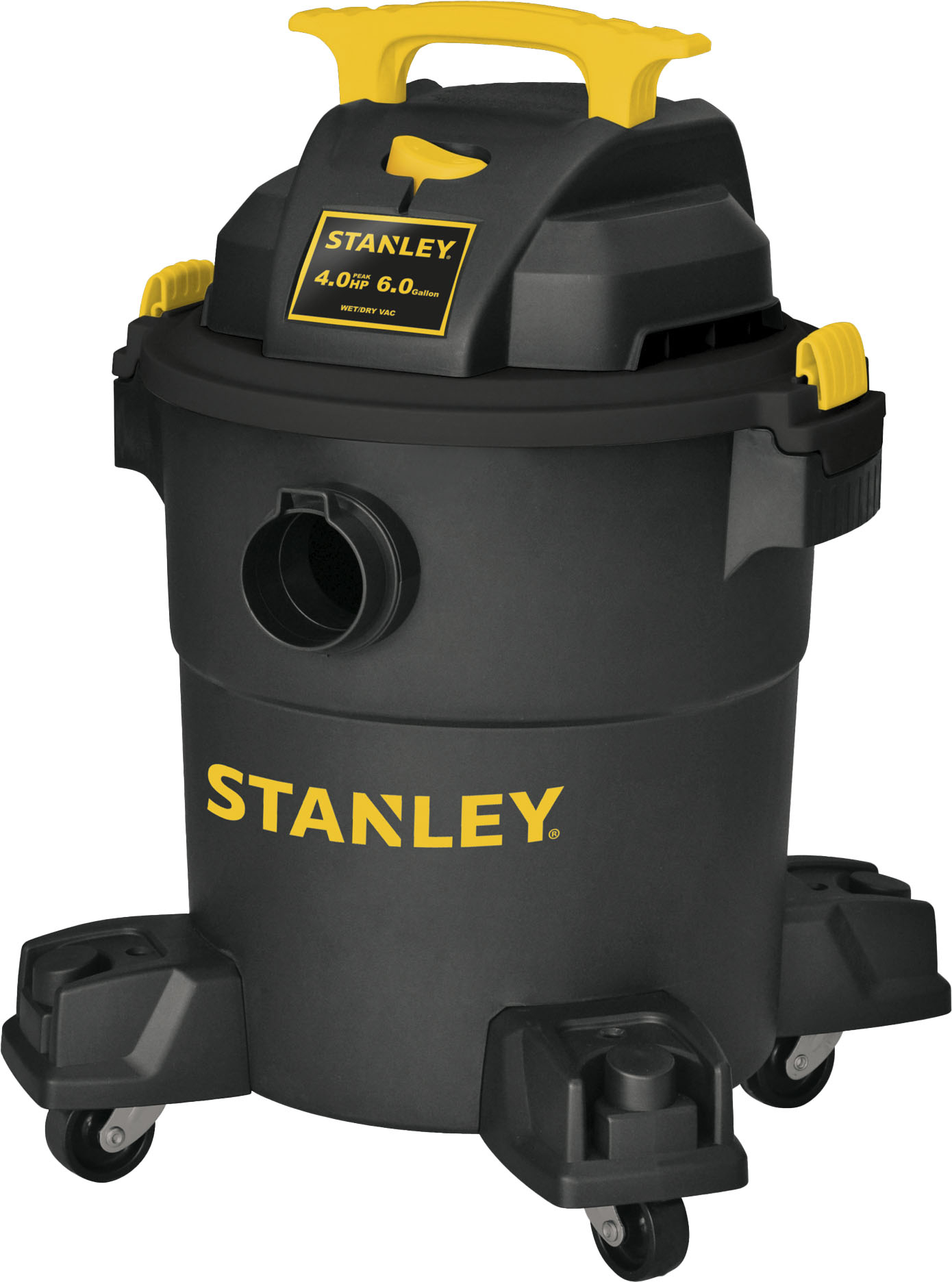 Stanley 6 Gallon Wet/Dry Vacuum 5.0- Peak HP Stainless Steel