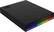 Front. Seagate - FireCuda Gaming 2TB External USB 3.2 Gen 1 Hard Drive with RGB LED Lighting - Black.