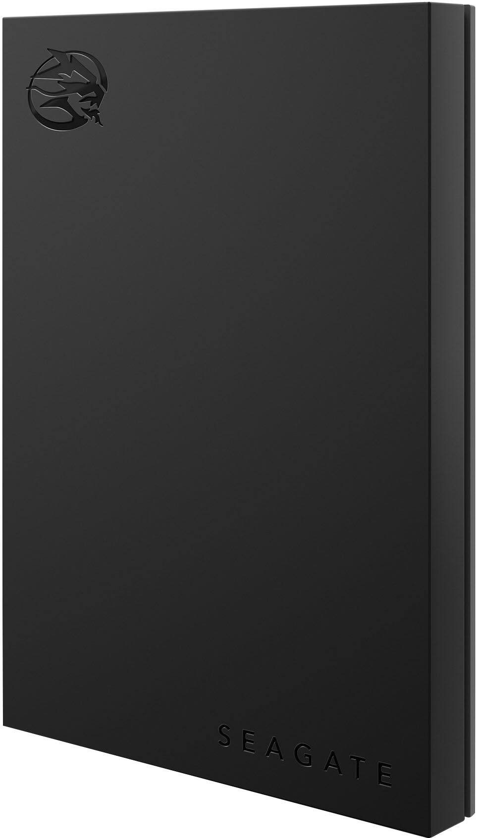 Alt View 12. Seagate - FireCuda Gaming 2TB External USB 3.2 Gen 1 Hard Drive with RGB LED Lighting - Black.