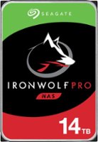 Seagate - IronWolf Pro 14TB Internal SATA NAS Hard Drive with Rescue Data Recovery Services - Front_Zoom
