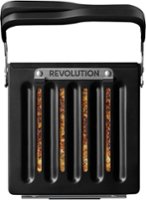 Revolution Cooking - Panini Press for Revolution InstaGLO Toasters - Black - Front_Zoom