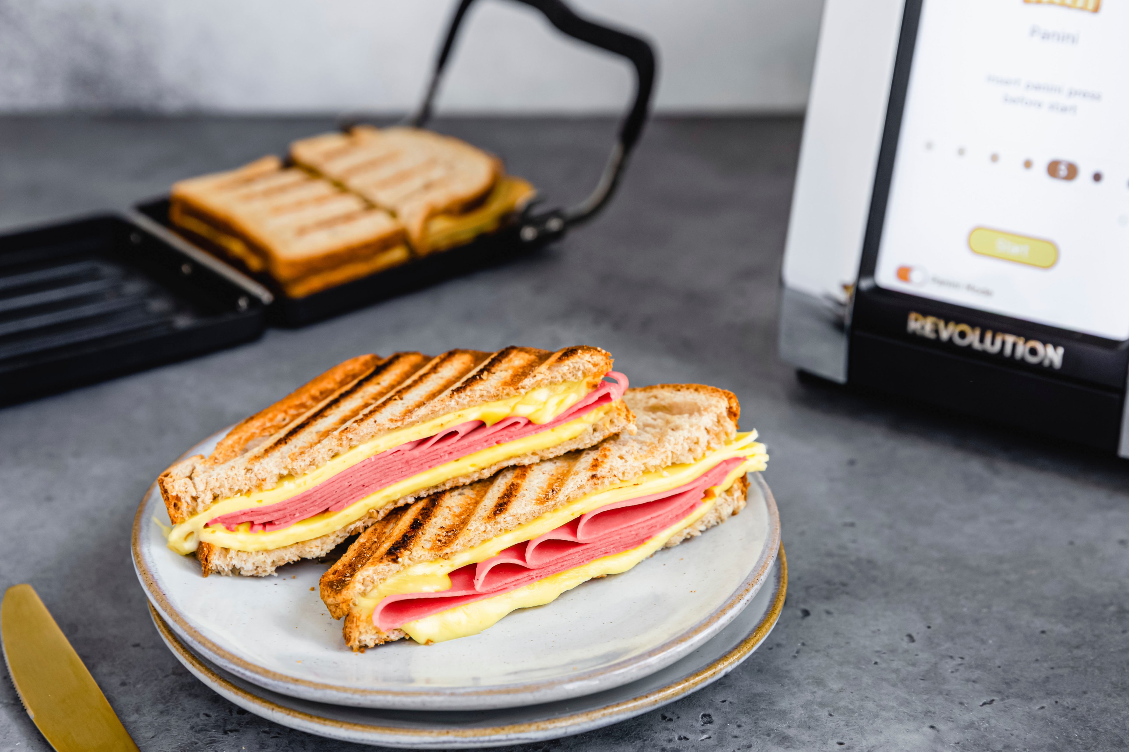 Revolution Cooking Panini Press for Revolution InstaGLO Toasters