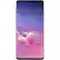 Front. Samsung - Pre-Owned Galaxy S10 128GB (Unlocked) - Prism Black.
