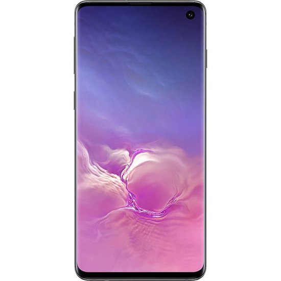 Front Zoom. Samsung - Galaxy S10 128GB Unlocked Cell Phone - Pre-Owned - Prism Black.