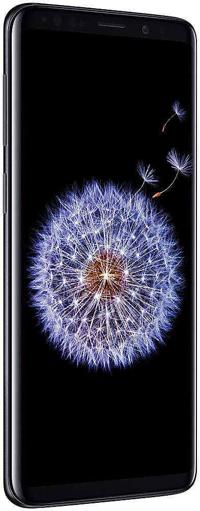 Left. Samsung - Pre-Owned Galaxy S9 64GB (Unlocked) - Midnight Black.