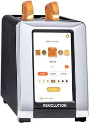 Revolution Cooking - Revolution InstaGLO R180 Toaster - Black - Front_Zoom