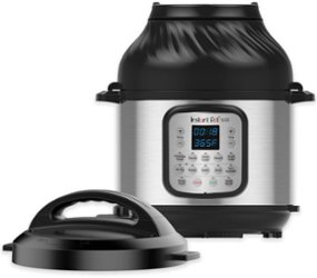 Instant Pot - 6Qt Crisp Pressure Cooker Air Fryer - Silver - Angle_Zoom