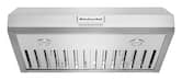 KitchenAid - 30 inches - Recirculating - Under cabinet Range Hood - Stainless Steel