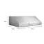 Alt View 15. KitchenAid - 30" 585 CFM Motor Class Commercial-Style Under-Cabinet Range Hood System - Stainless steel.