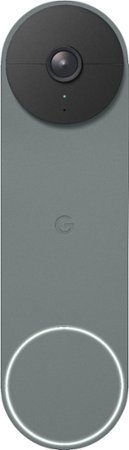 Google - Nest Wi-Fi Video Doorbell - Battery Operated - Ivy