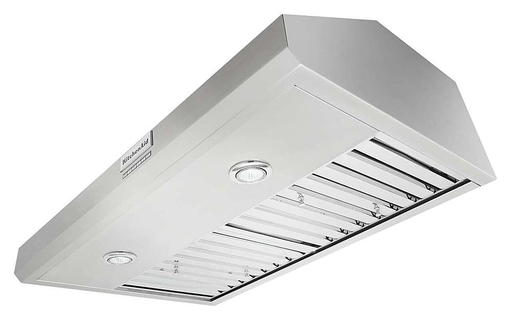 Alt View 14. KitchenAid - 36" 585 CFM Motor Class Commercial-Style Under-Cabinet Range Hood System - Stainless steel.