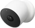 Front. Google - Nest Cam Indoor/Outdoor Wire Free Security Camera - Snow.