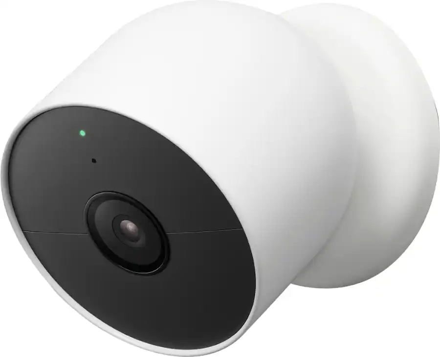 Google Nest Cam Indoor/Outdoor Wire Free Security Camera Snow GA01317 ...