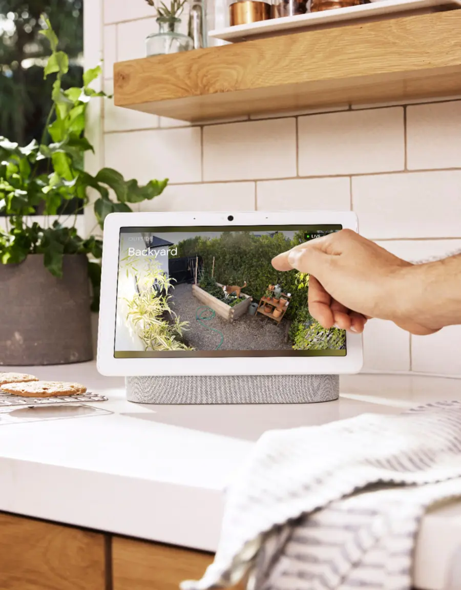 Alt View 16. Google - Nest Cam Indoor/Outdoor Wire Free Security Camera - Snow.