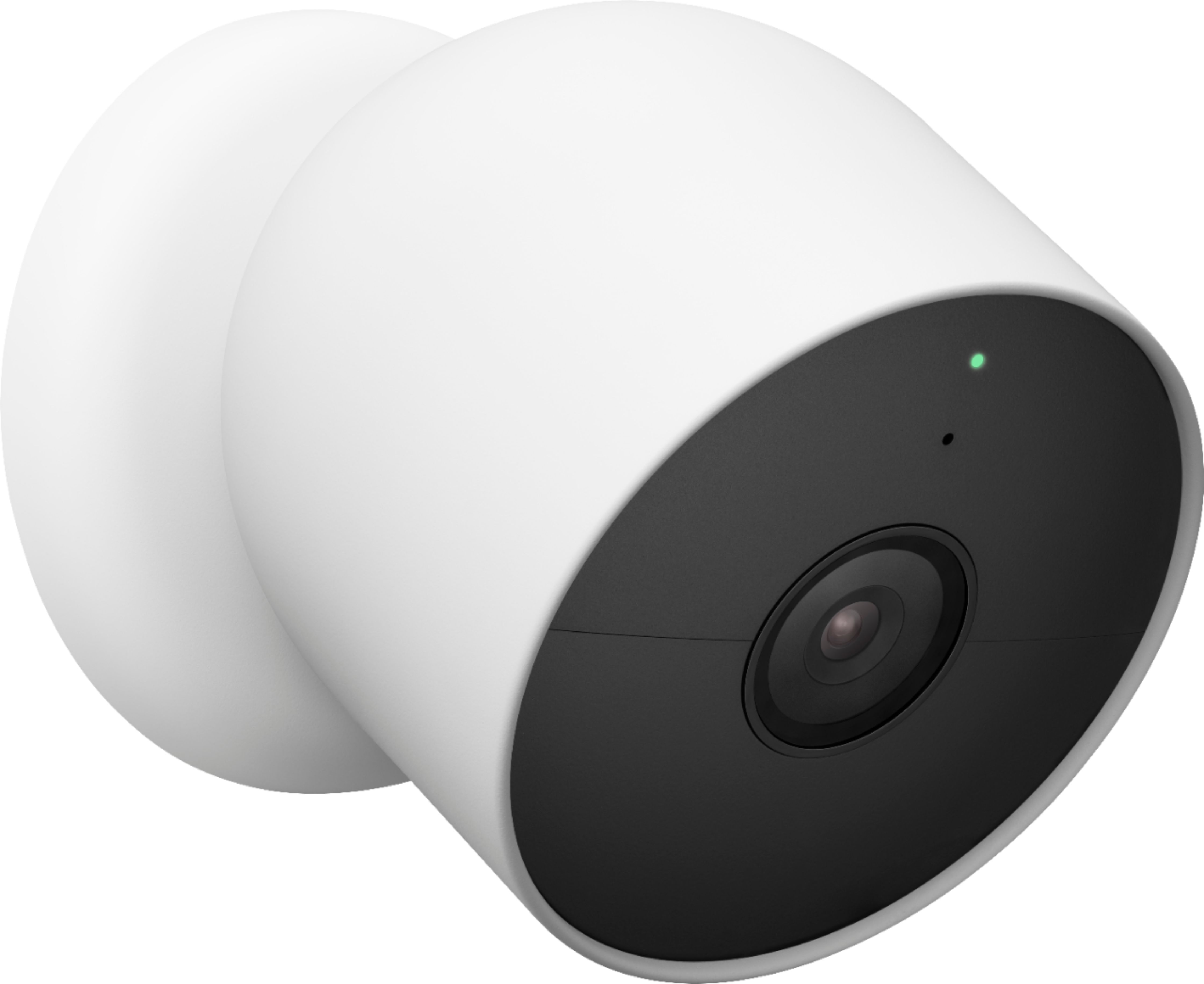 grus Kreta Sinewi Google Nest Cam Indoor/Outdoor Wire Free Security Camera Snow GA01317-US -  Best Buy