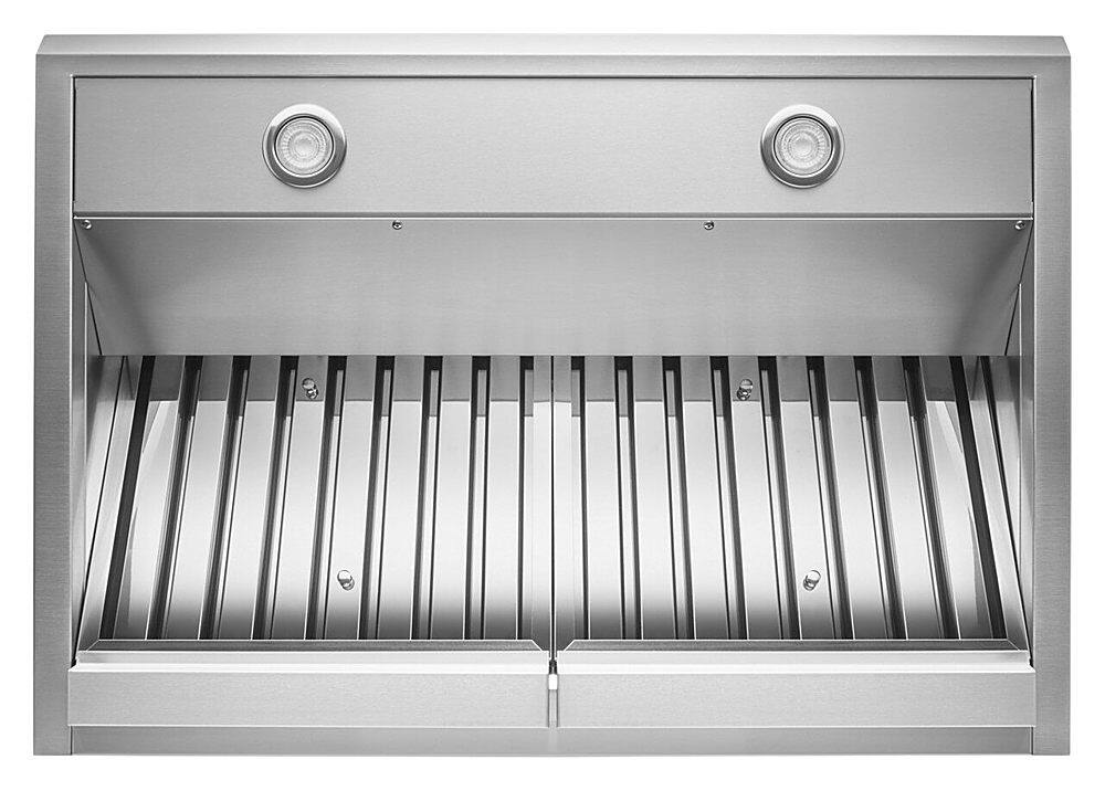 Alt View 15. KitchenAid - 36" 585 or 1170 CFM Motor Class Commercial-Style Wall-Mount Canopy Range Hood - Stainless steel.