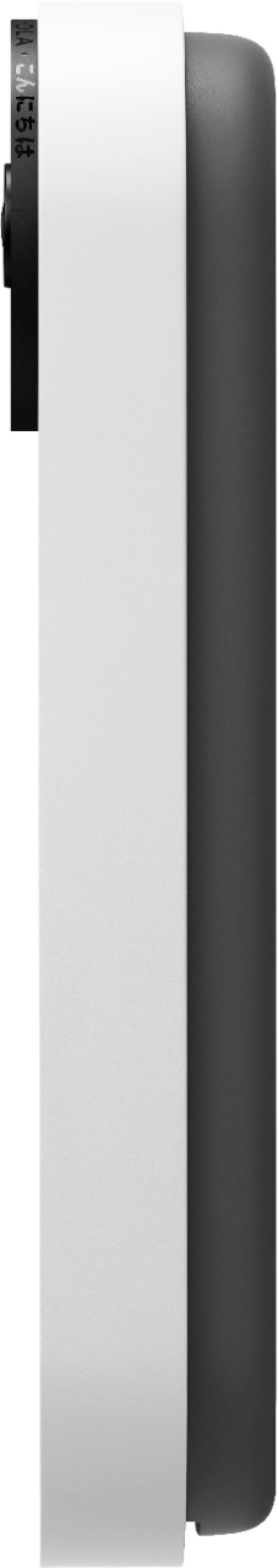 Left View: Google - Nest Wi-Fi Video Doorbell - Battery Operated - Linen
