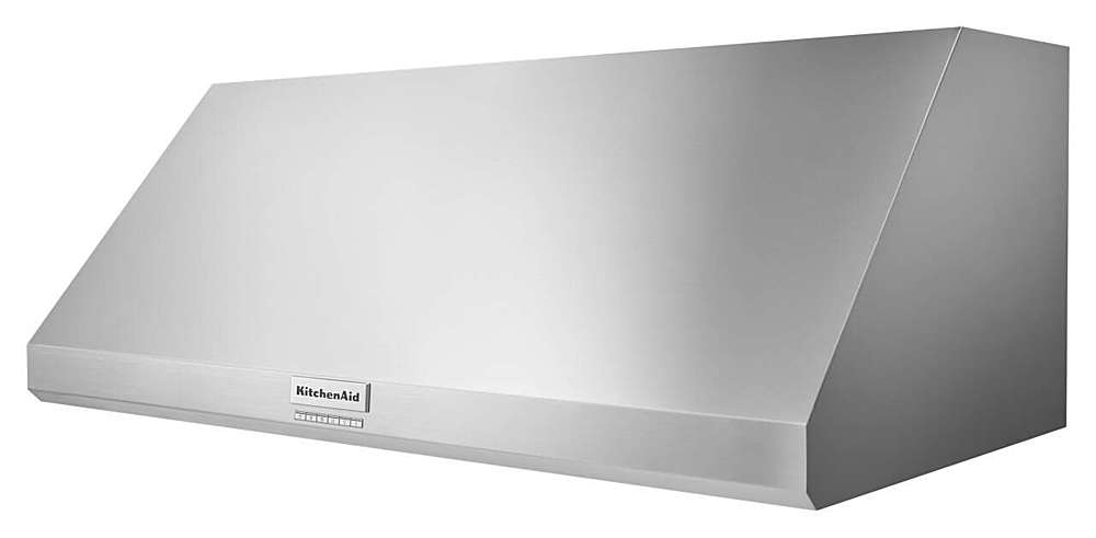 Alt View 12. KitchenAid - 48'' 585 or 1170 CFM Motor Class Commercial-Style Wall-Mount Canopy Range Hood - Stainless steel.