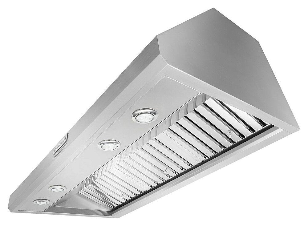 Alt View 14. KitchenAid - 48'' 585 or 1170 CFM Motor Class Commercial-Style Wall-Mount Canopy Range Hood - Stainless steel.