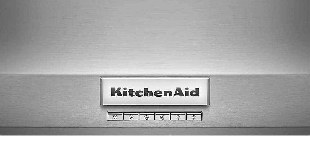 Alt View 17. KitchenAid - 48'' 585 or 1170 CFM Motor Class Commercial-Style Wall-Mount Canopy Range Hood - Stainless steel.