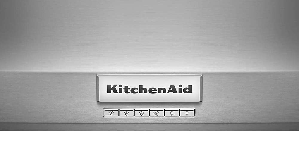 Alt View 17. KitchenAid - 48'' 585 or 1170 CFM Motor Class Commercial-Style Wall-Mount Canopy Range Hood - Stainless steel.