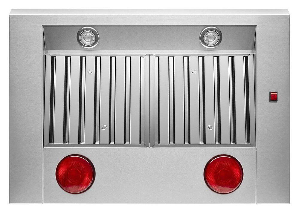 Alt View 16. KitchenAid - 36" 585 or 1170 CFM Motor Class Commercial-Style Wall-Mount Canopy Range Hood - Stainless steel.