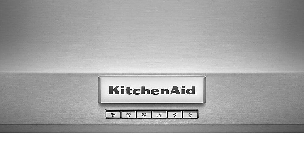 Alt View 17. KitchenAid - 36" 585 or 1170 CFM Motor Class Commercial-Style Wall-Mount Canopy Range Hood - Stainless steel.
