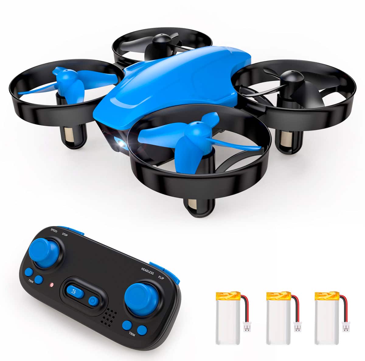Alt View 12. Snaptain - SP350 Mini Drone for kids and Beginners with Remote Controller - Blue.