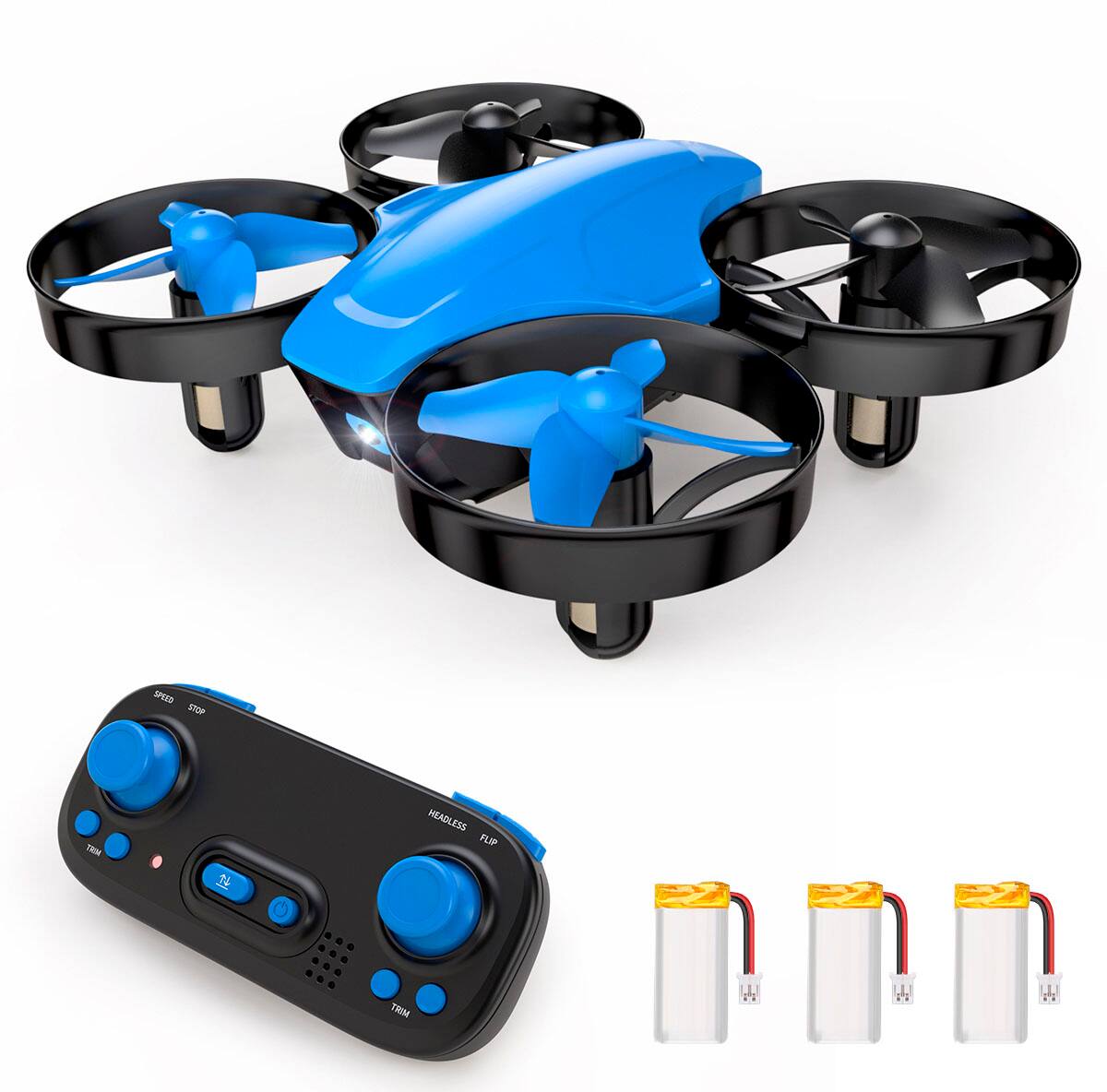 Alt View 12. Snaptain - SP350 Mini Drone for kids and Beginners with Remote Controller - Blue.