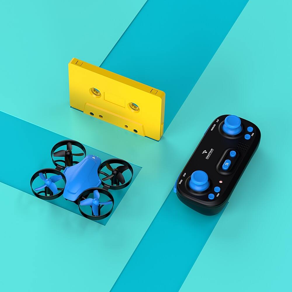 Alt View 20. Snaptain - SP350 Mini Drone for kids and Beginners with Remote Controller - Blue.