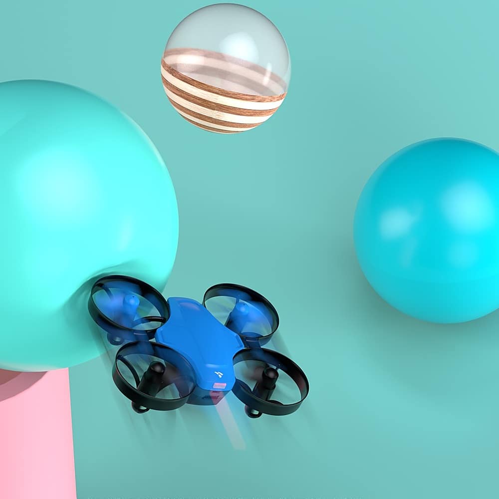 Alt View 21. Snaptain - SP350 Mini Drone for kids and Beginners with Remote Controller - Blue.