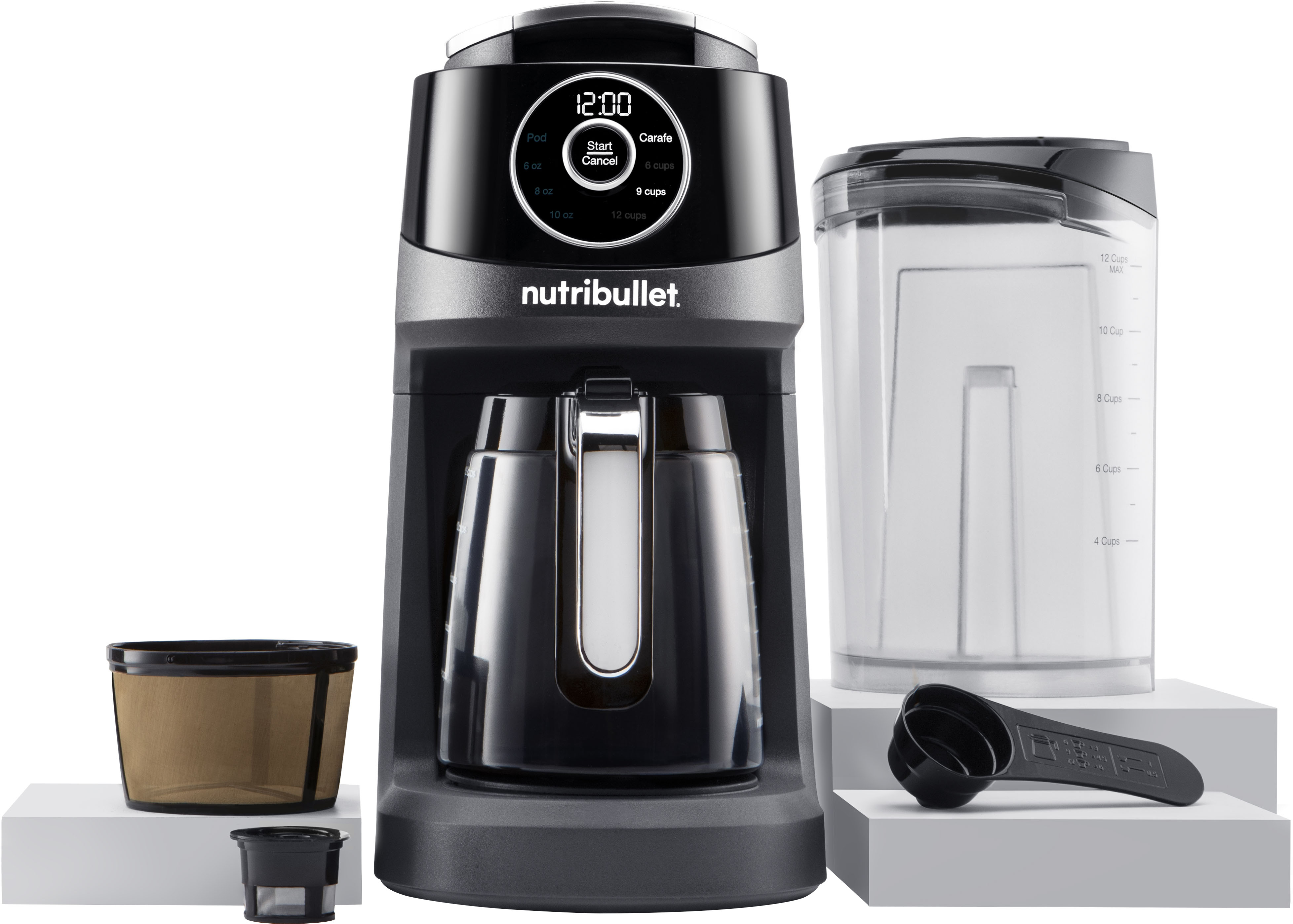 Best Buy: nutribullet Brew Choice Pod + Carafe Black NBC50200