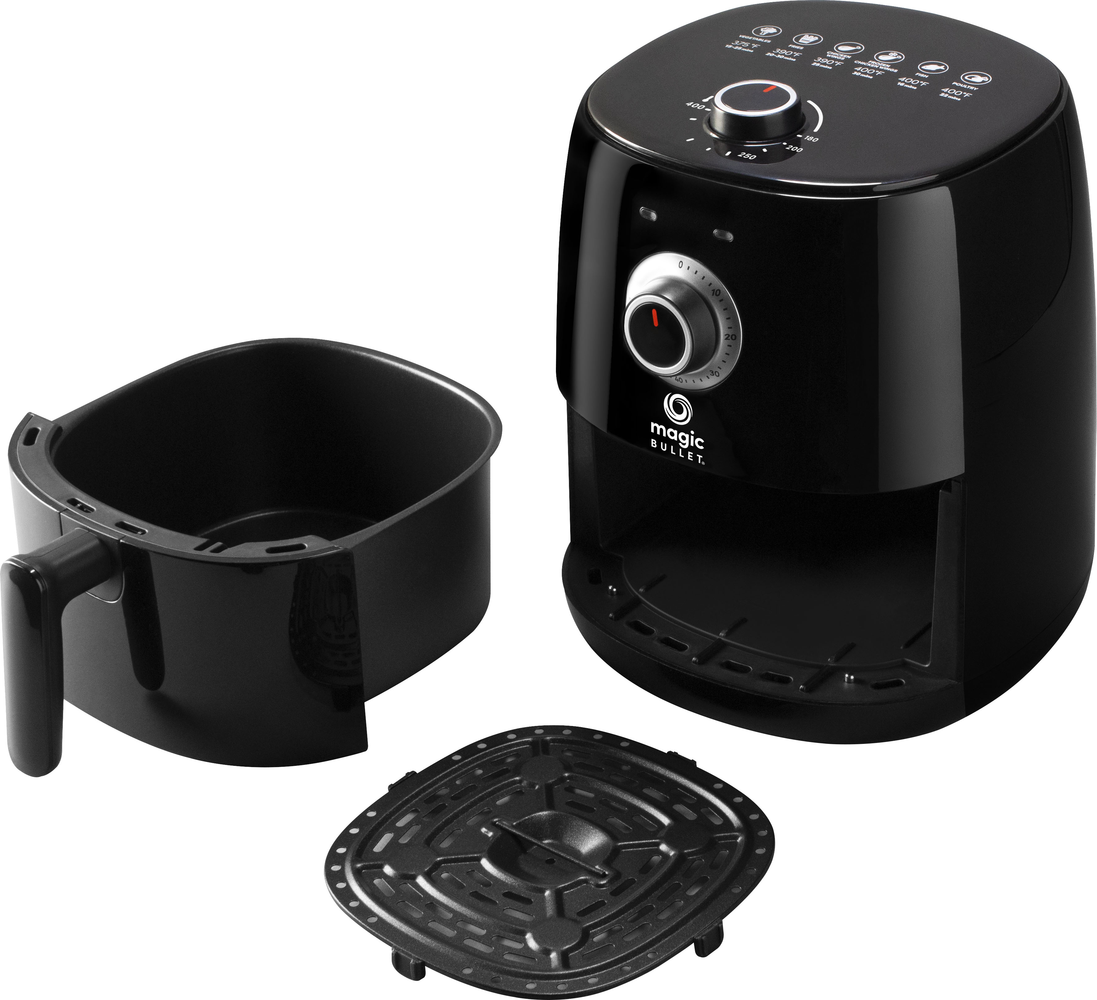 Magic Bullet 2.5 Quart Compact Air Fryer with Crisping Tray