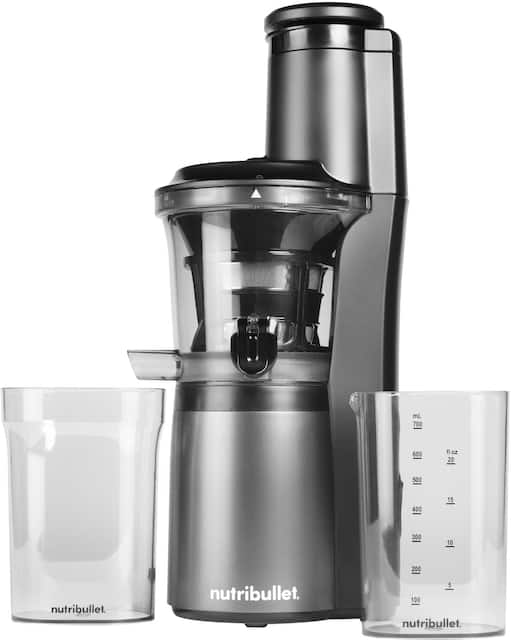 NutriBullet Slow Masticating Juicer NBJ50300 Gray NBJ50300 Best Buy