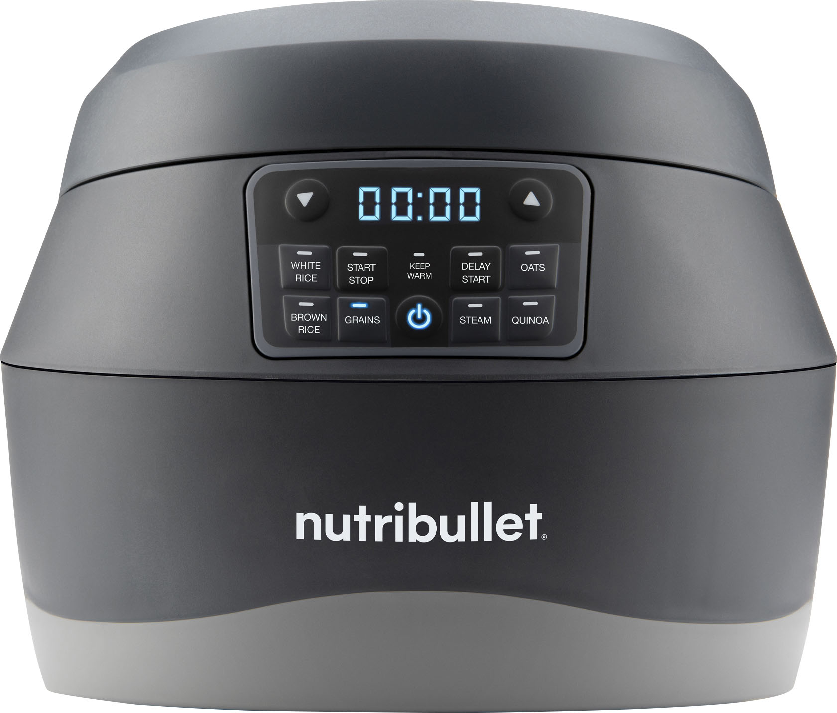 NutriBullet - EveryGrain Grain and Rice Cooker with Steamer NBG50100 - Gray