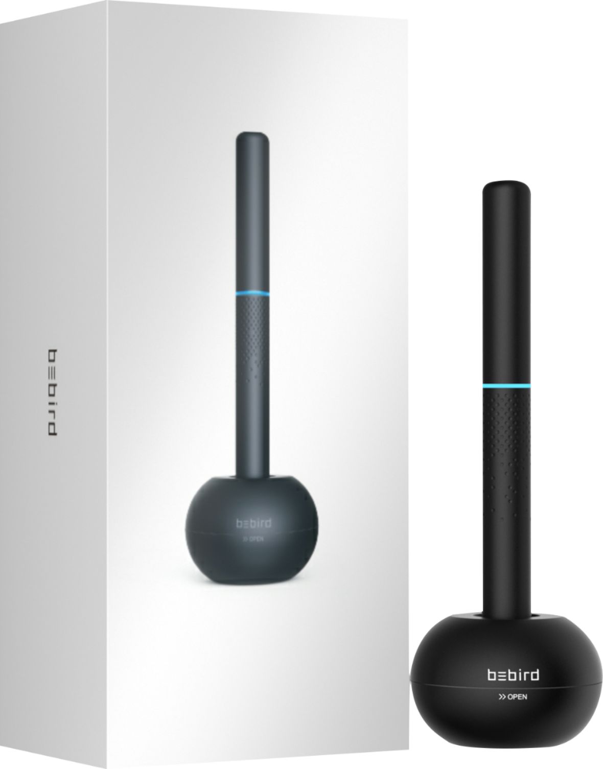 Angle View: BEBIRD - Wireless Visual Ear Cleaner with Magnetic Charging Base, which Holds Accessories