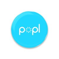 Popl - Phone Tag - Blue - Front_Zoom