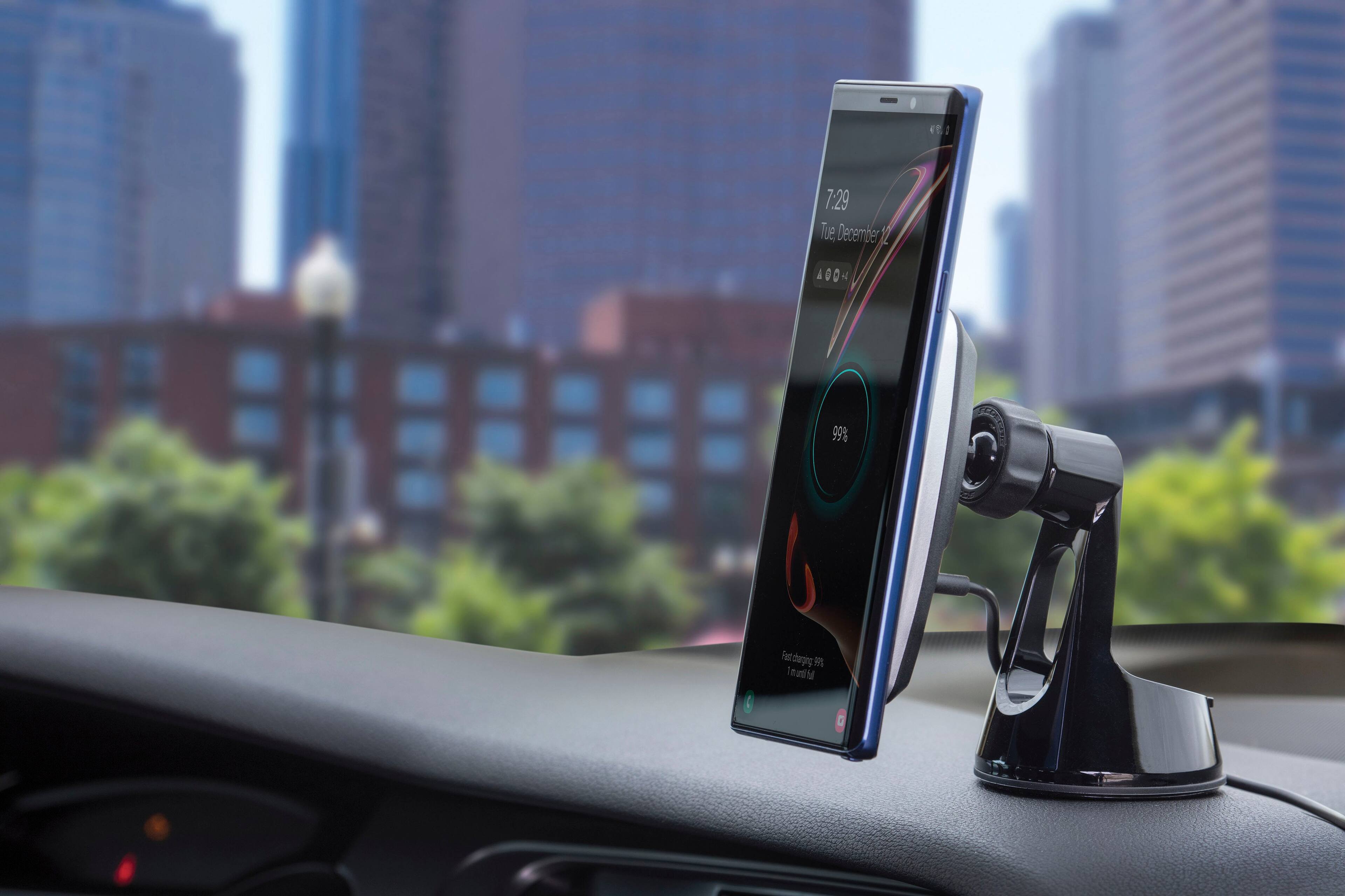 Left. Scosche - MagicMount Pro Charge5 Window/Dash - Black.