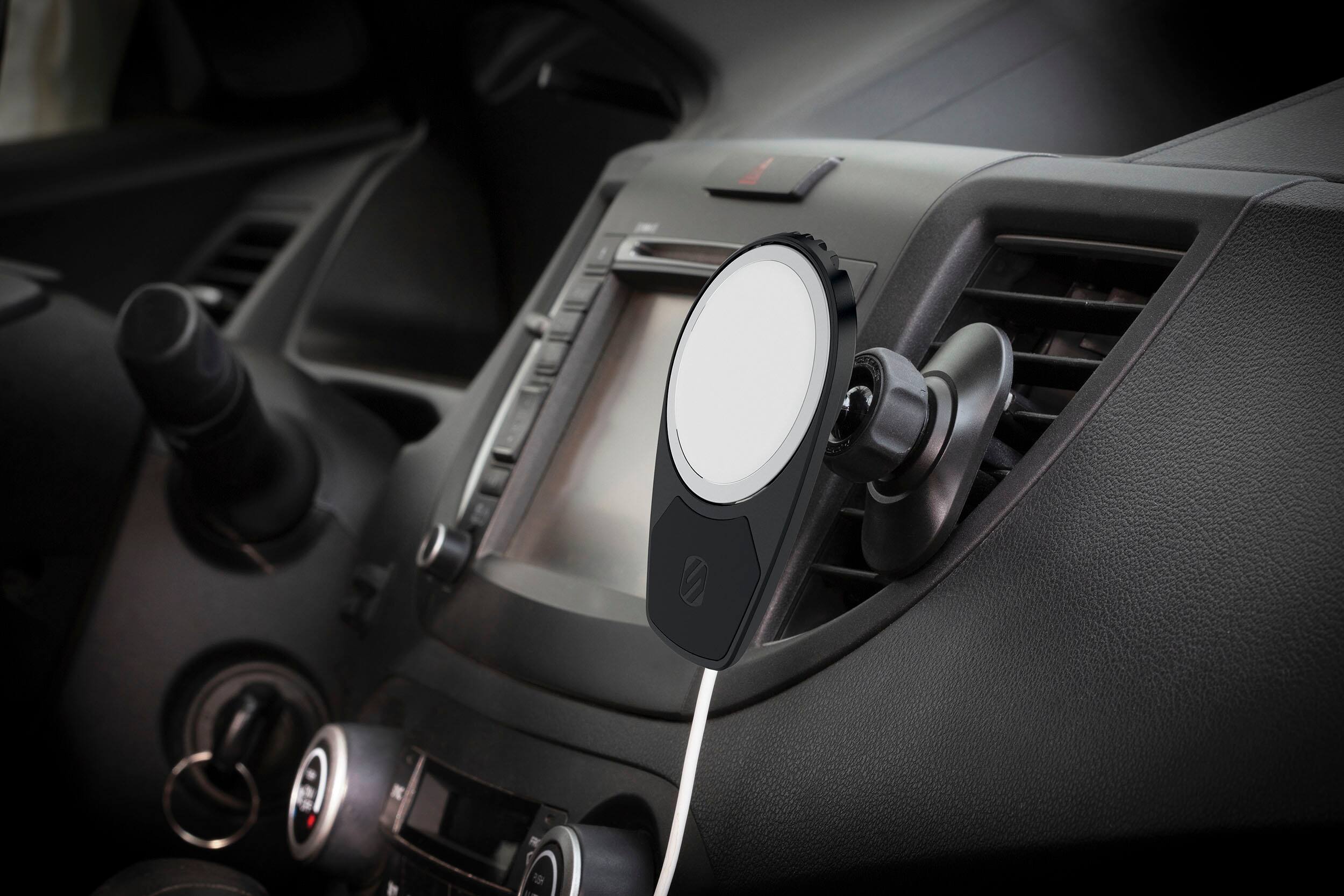 Alt View 14. Scosche - MagicMount MSC Adapter Vent/Dash 4-IN-1 Mount Kit - Black.