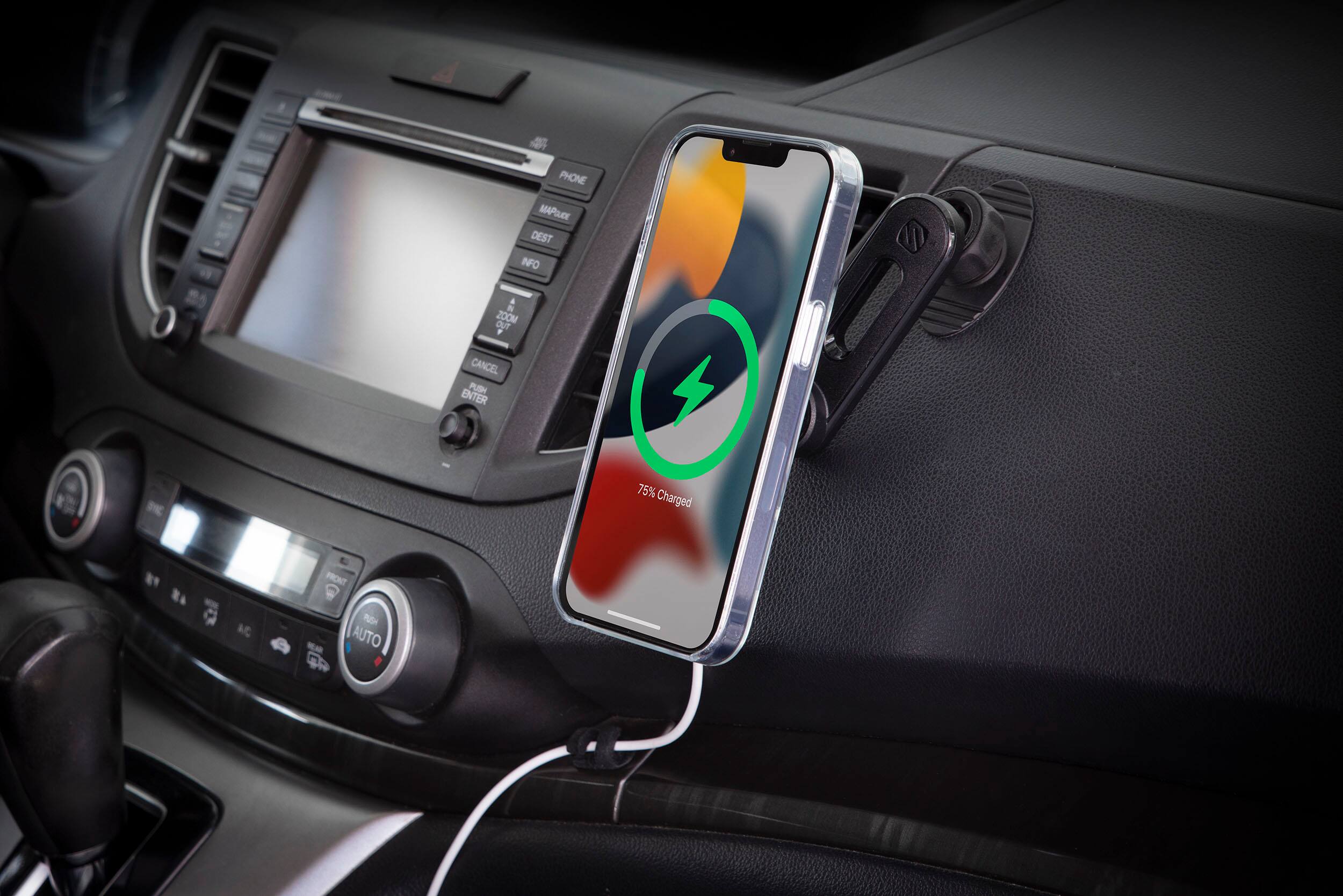 Alt View 15. Scosche - MagicMount MSC Adapter Vent/Dash 4-IN-1 Mount Kit - Black.