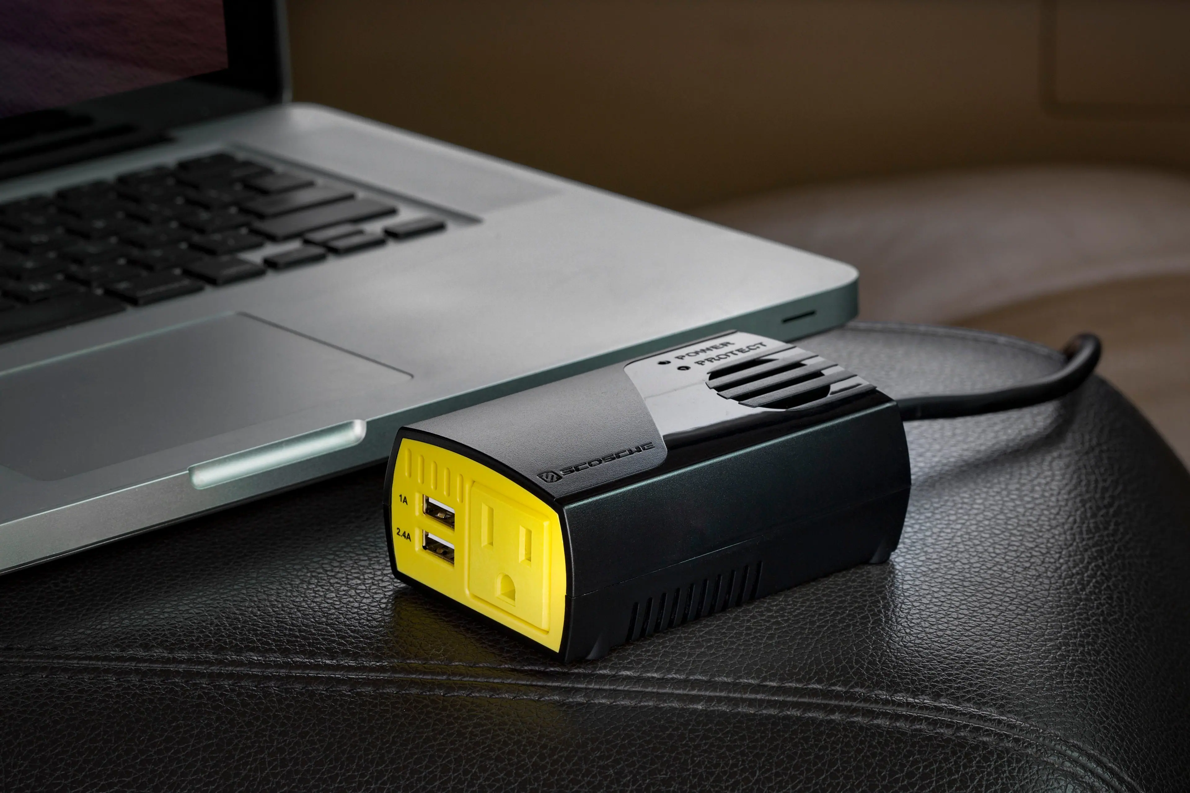 Alt View 12. Scosche - 150W Mobile Power Inverter - Black.