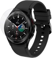 ZAGG - InvisibleShield GlassFusion+ Flexible Hybrid Screen Protector for Samsung Galaxy Watch4 Classic 42mm - Alt_View_Zoom_11