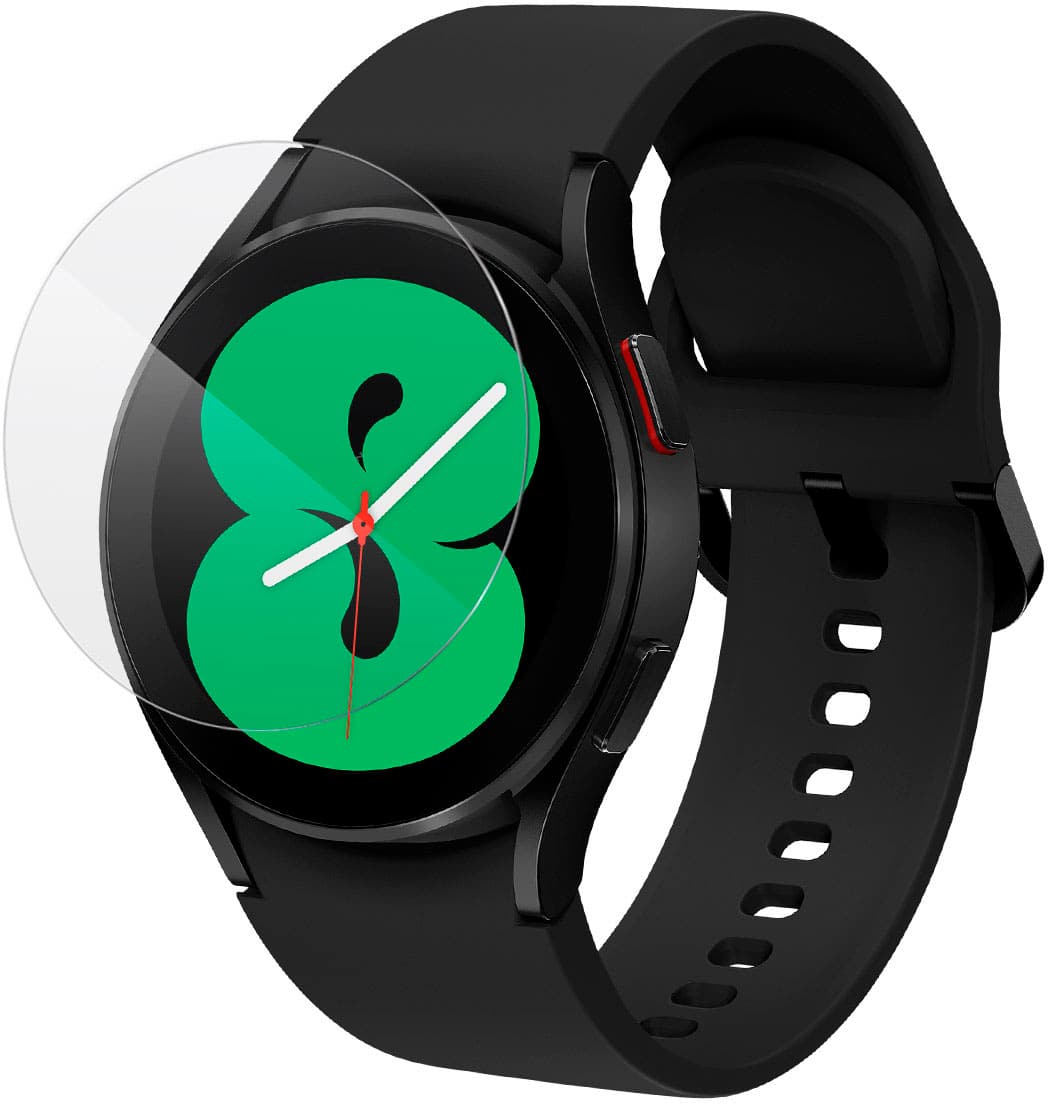 Alt View 11. ZAGG - InvisibleShield Ultra Clear+ Advanced Scratch & Shatter Screen Protector for Samsung Galaxy Watch4 40mm/Watch5 44mm - Clear.