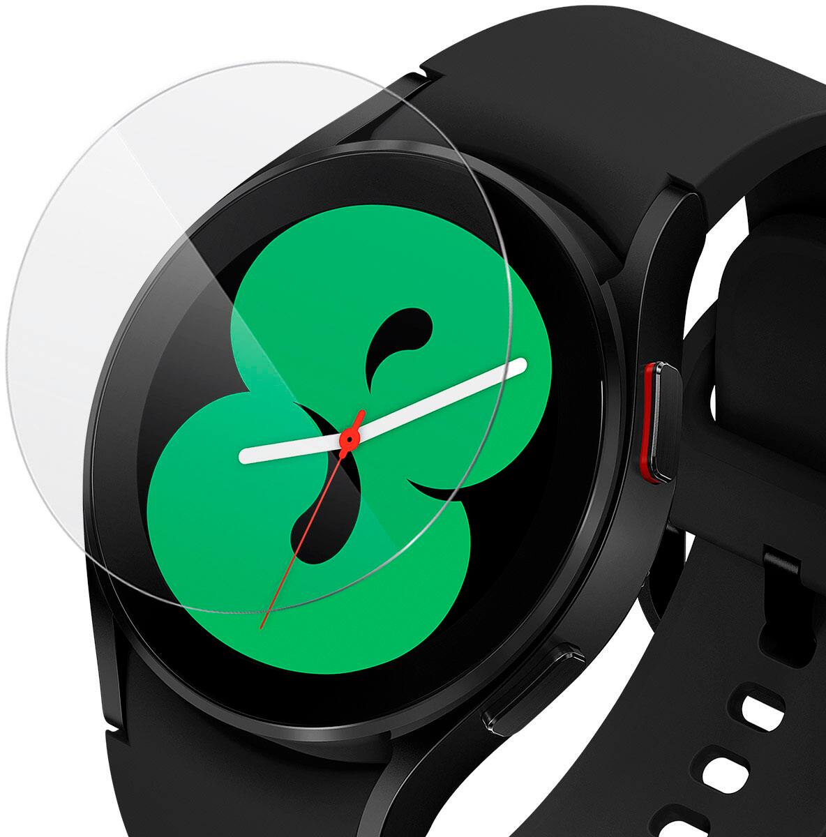 Alt View 14. ZAGG - InvisibleShield Ultra Clear+ Advanced Scratch & Shatter Screen Protector for Samsung Galaxy Watch4 40mm/Watch5 44mm - Clear.