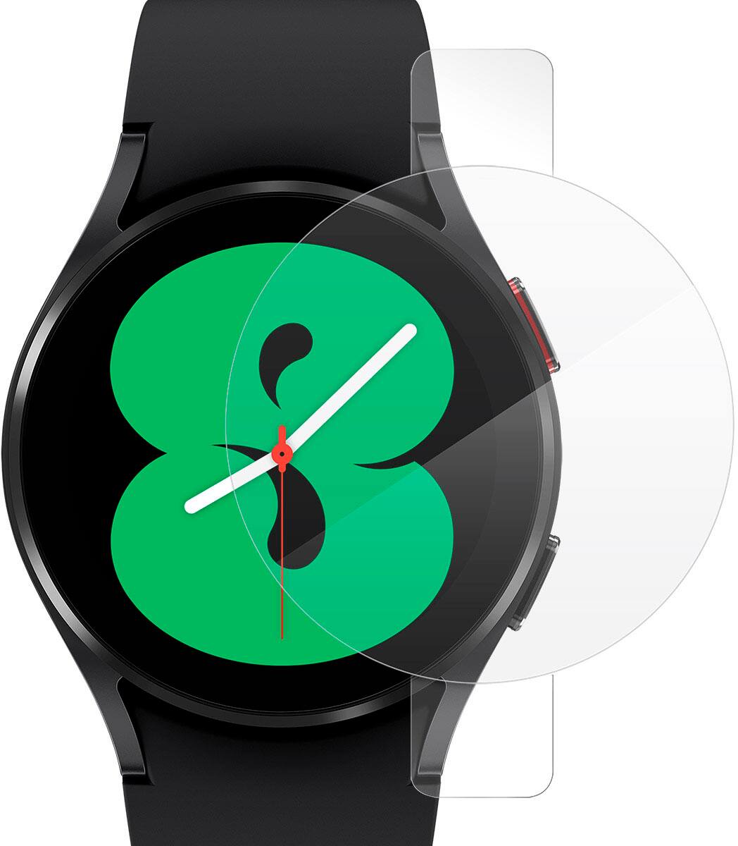 Alt View 15. ZAGG - InvisibleShield Ultra Clear+ Advanced Scratch & Shatter Screen Protector for Samsung Galaxy Watch4 40mm/Watch5 44mm - Clear.